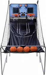 Foldable Indoor Basketball Arcade Game Double Shot 2 Player 